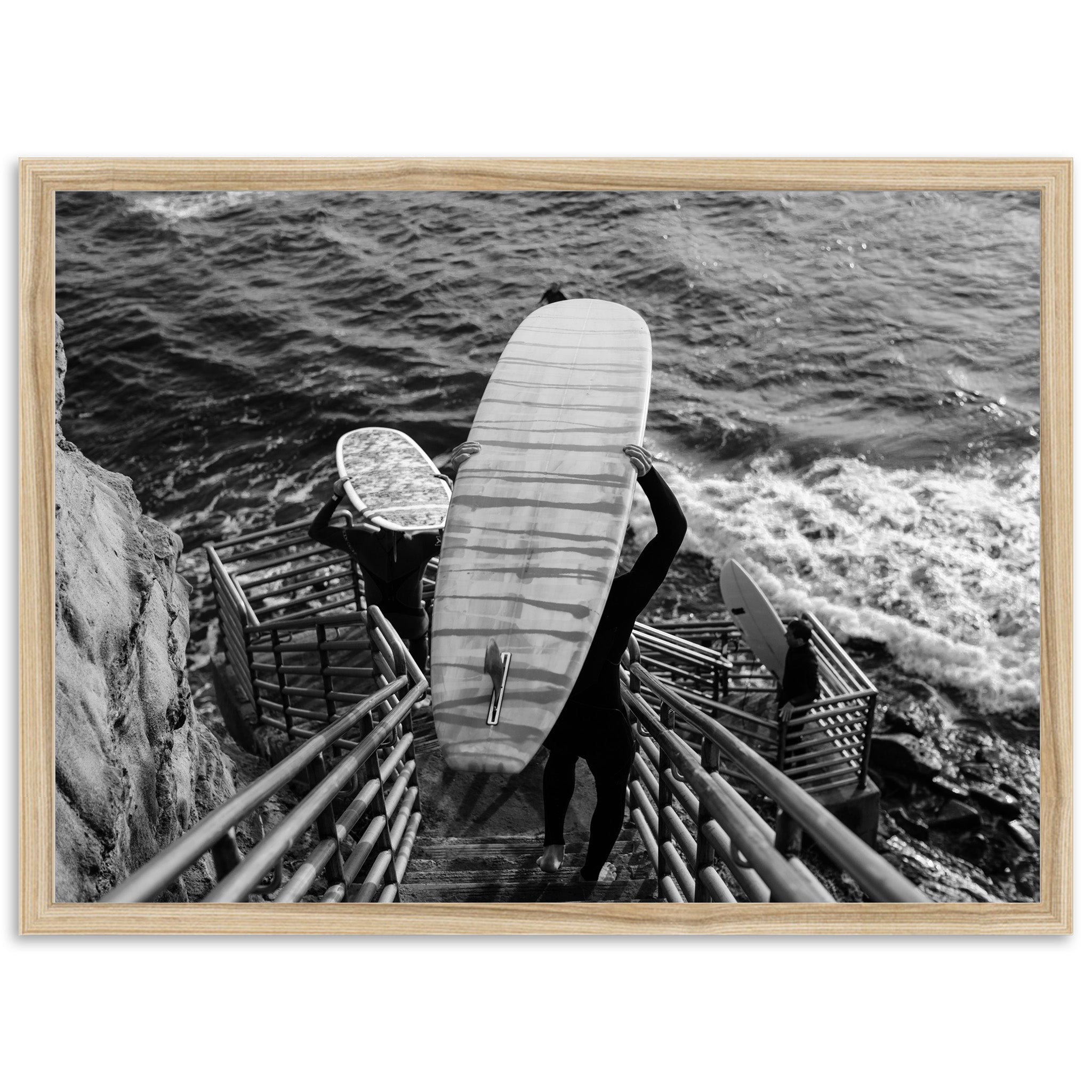 Steps to the Sea II - Shutter and Frame
