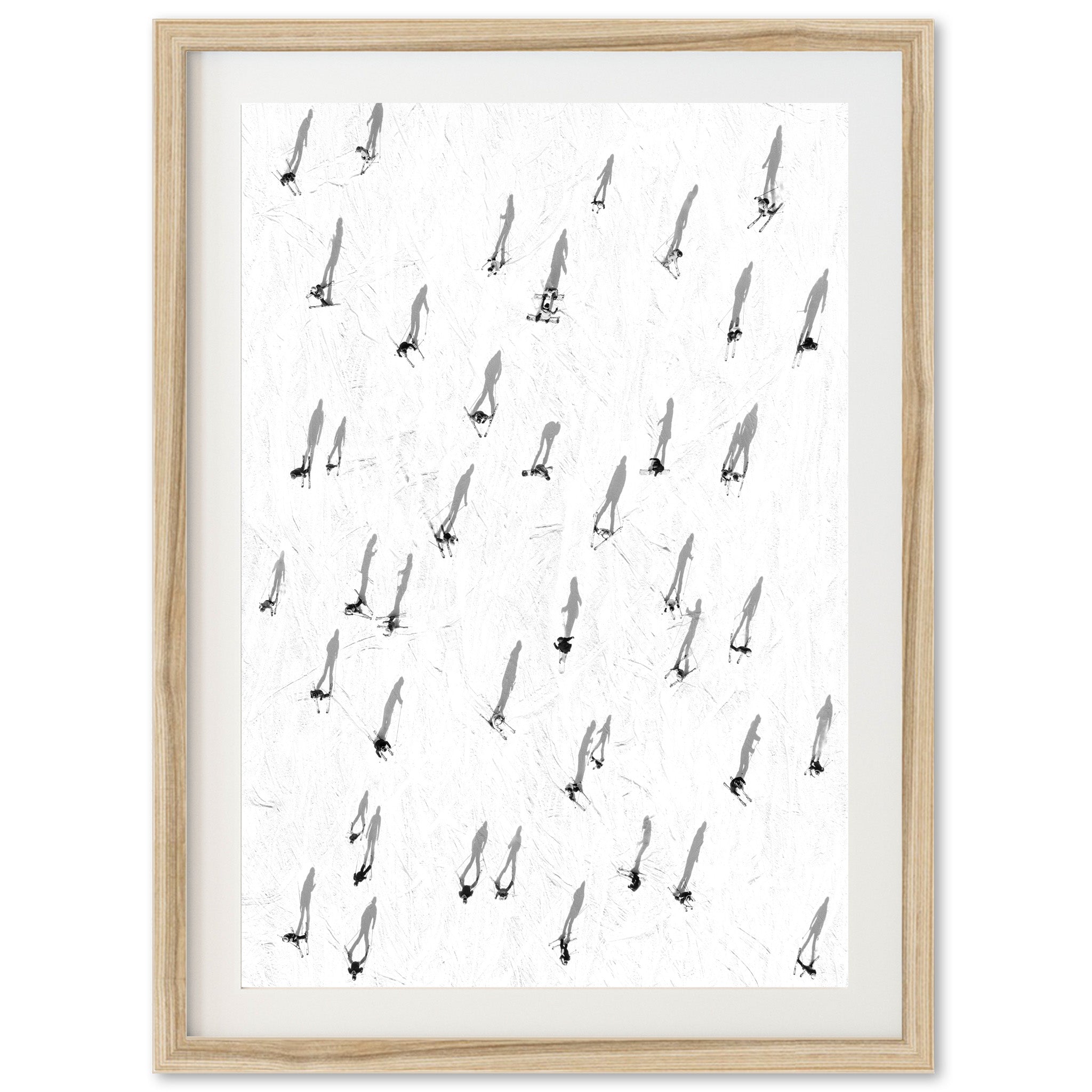 Ski People II - Shutter and Frame