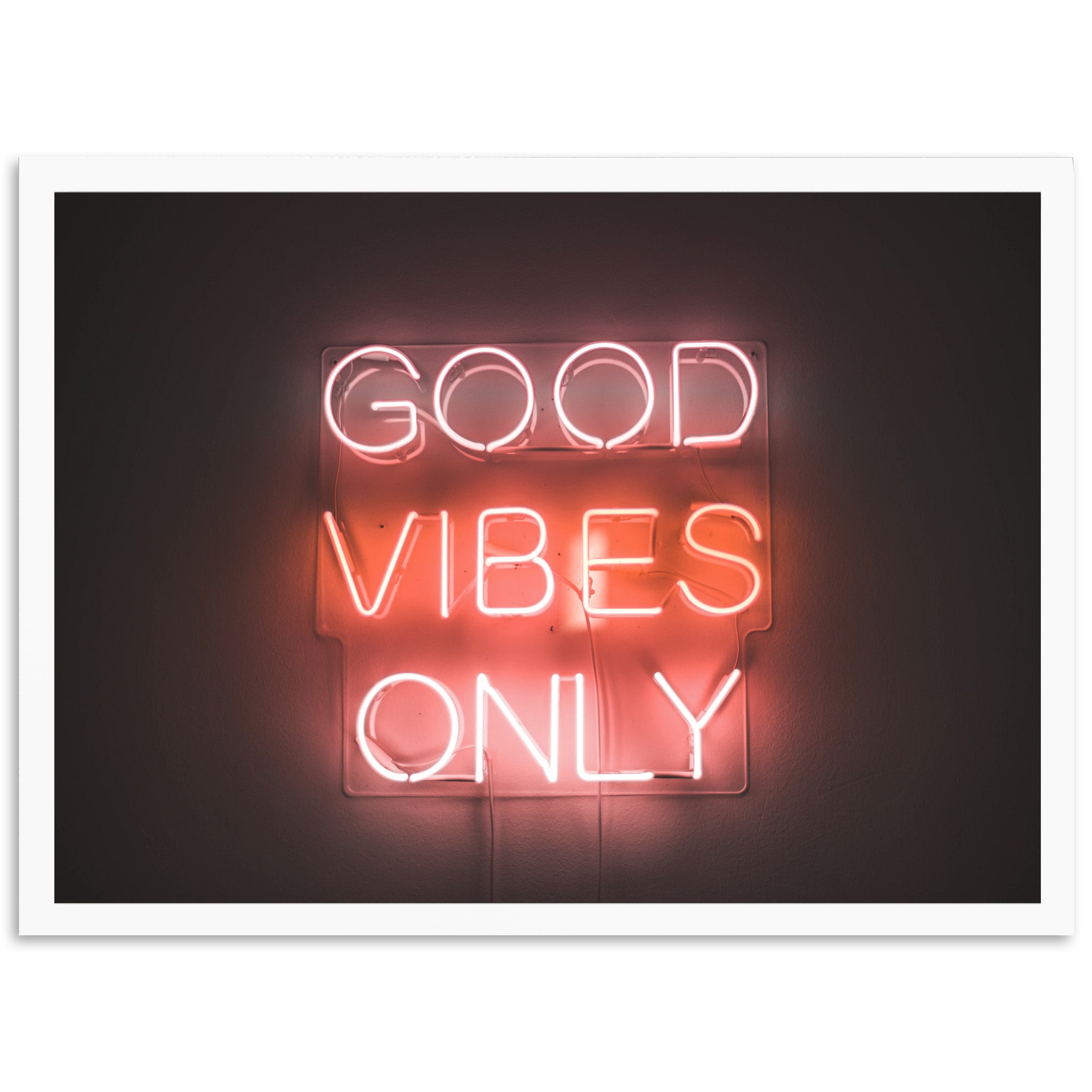 Good Vibes Only - Shutter and Frame
