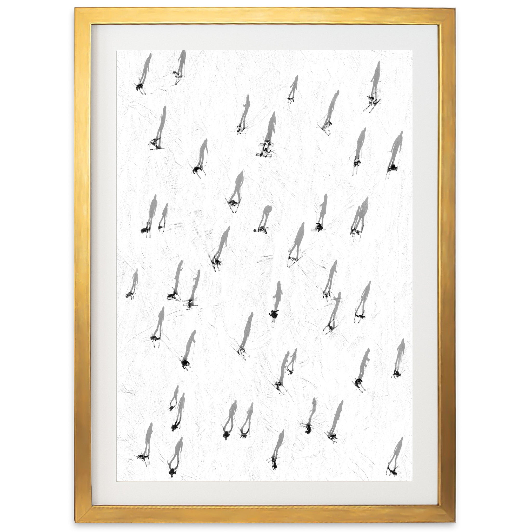 Ski People II - Shutter and Frame