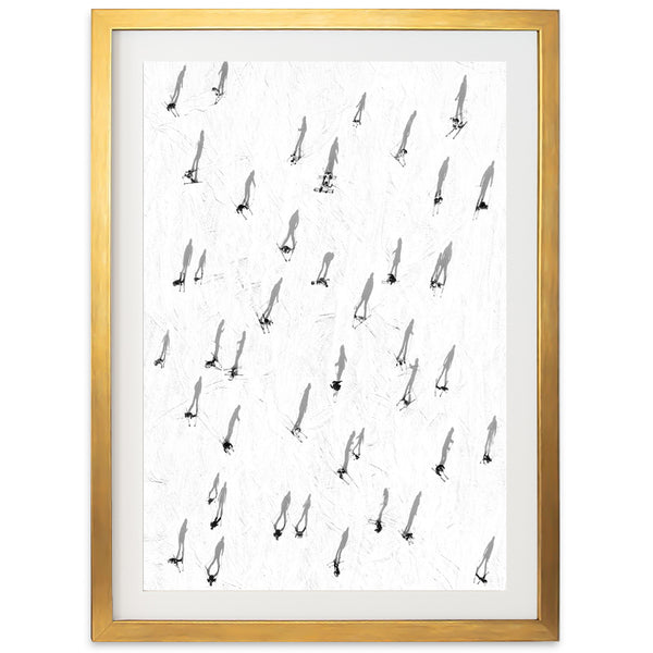 Ski People II - Shutter and Frame