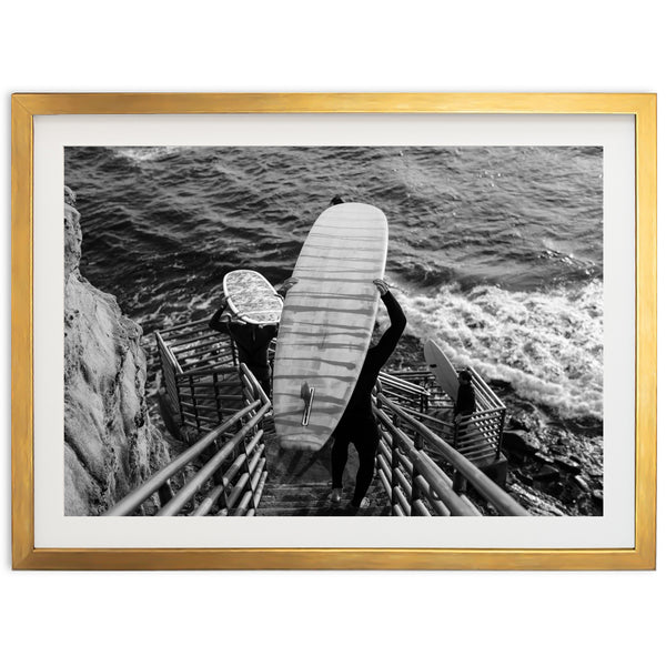 Steps to the Sea II - Shutter and Frame