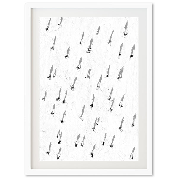 Ski People II - Shutter and Frame