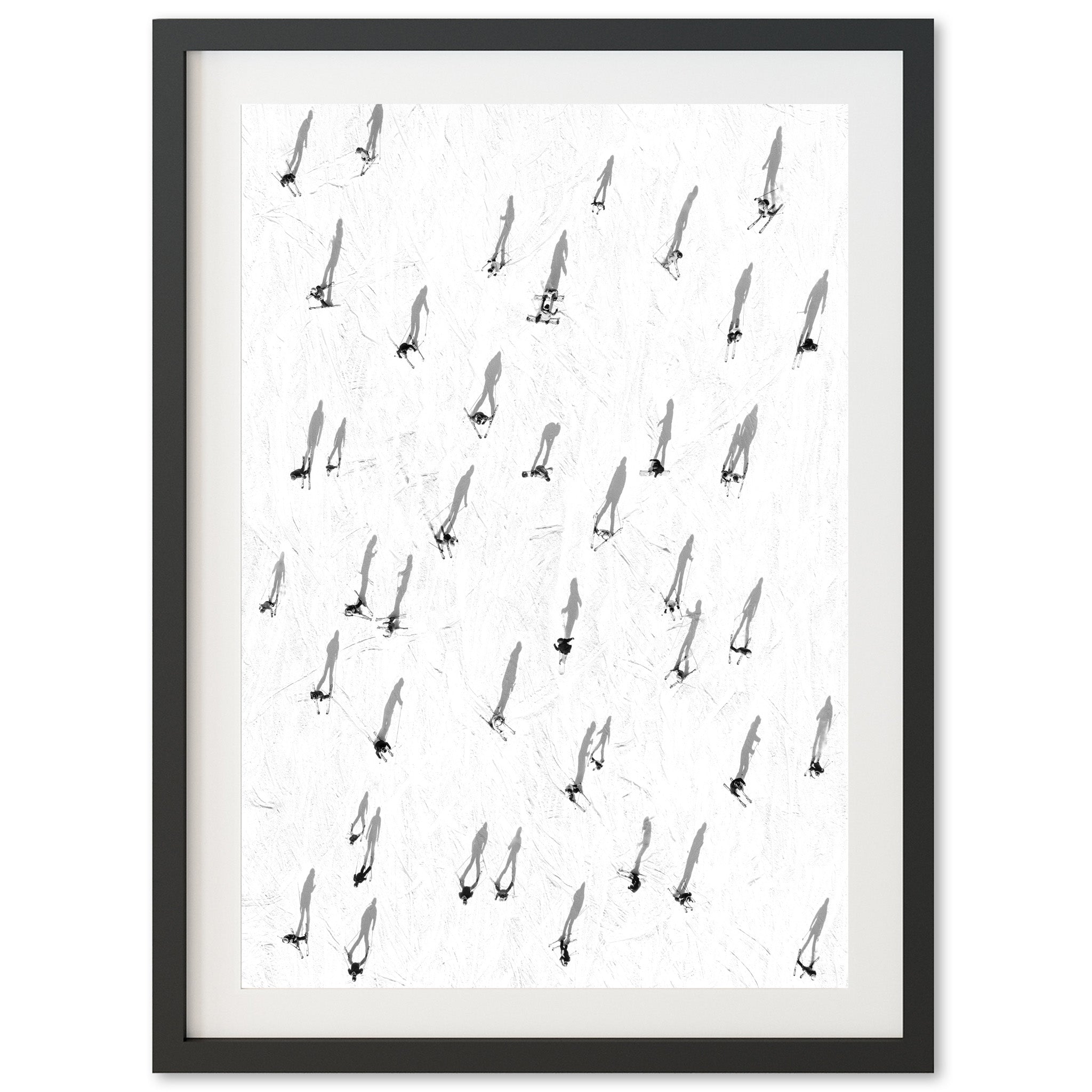 Ski People II - Shutter and Frame