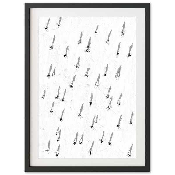 Ski People II - Shutter and Frame
