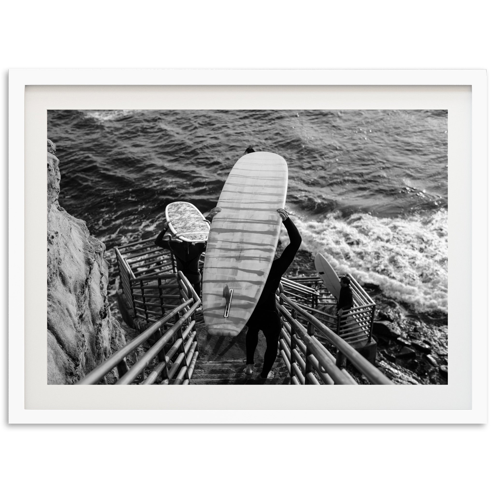 Steps to the Sea II - Shutter and Frame