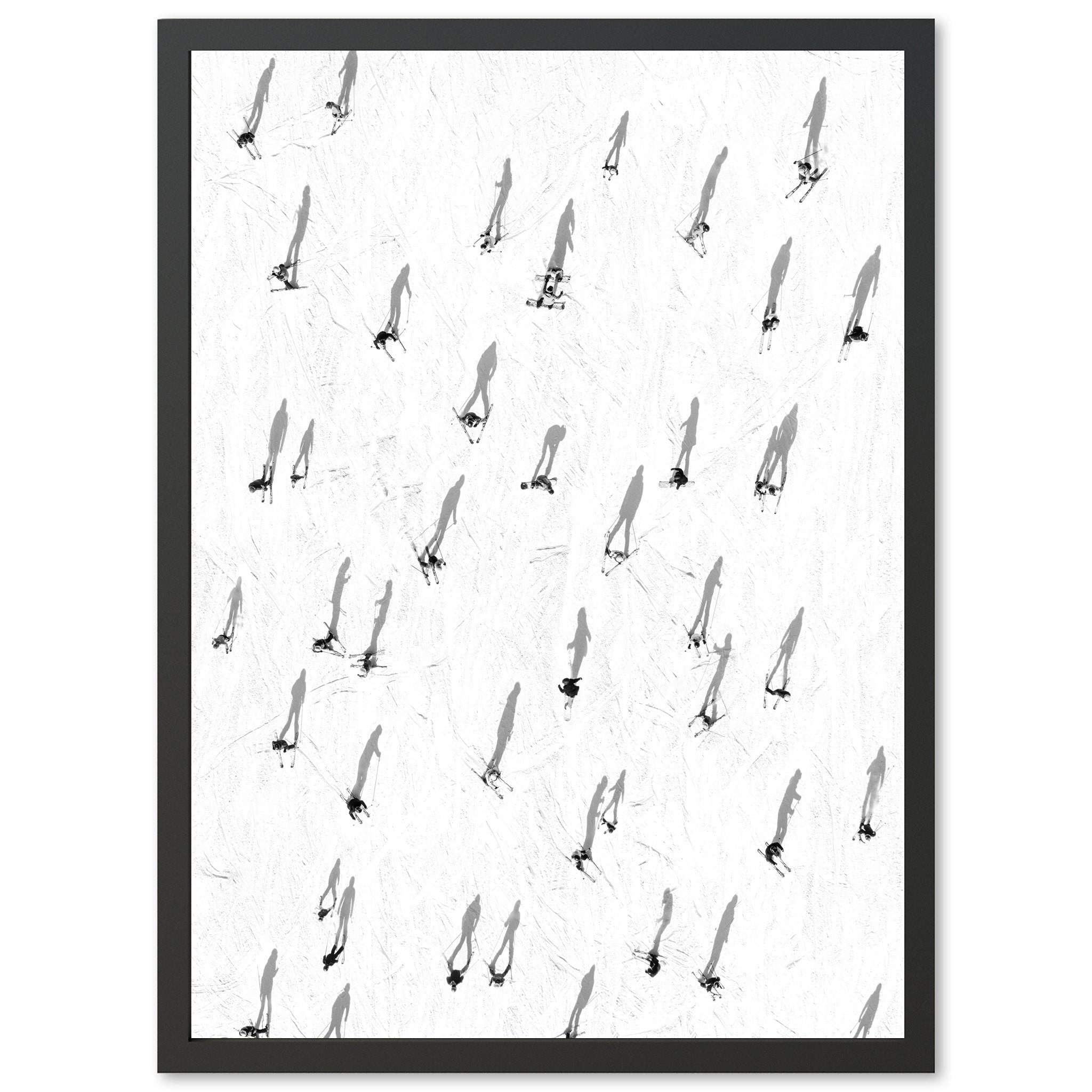Ski People II - Shutter and Frame
