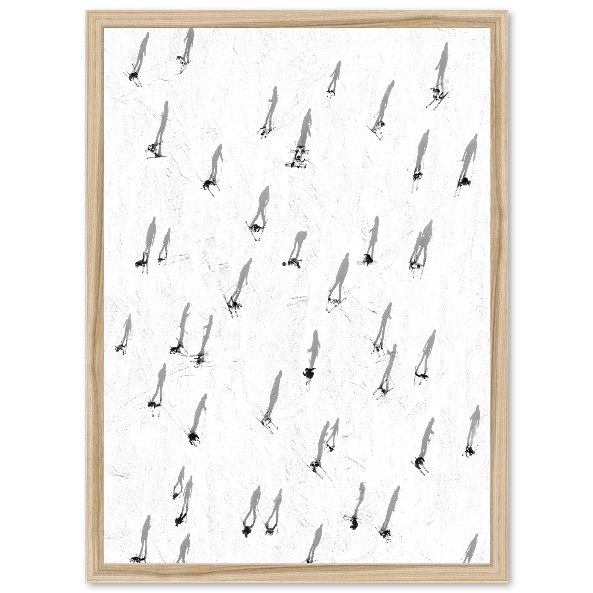 Ski People II - Shutter and Frame