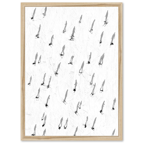 Ski People II - Shutter and Frame