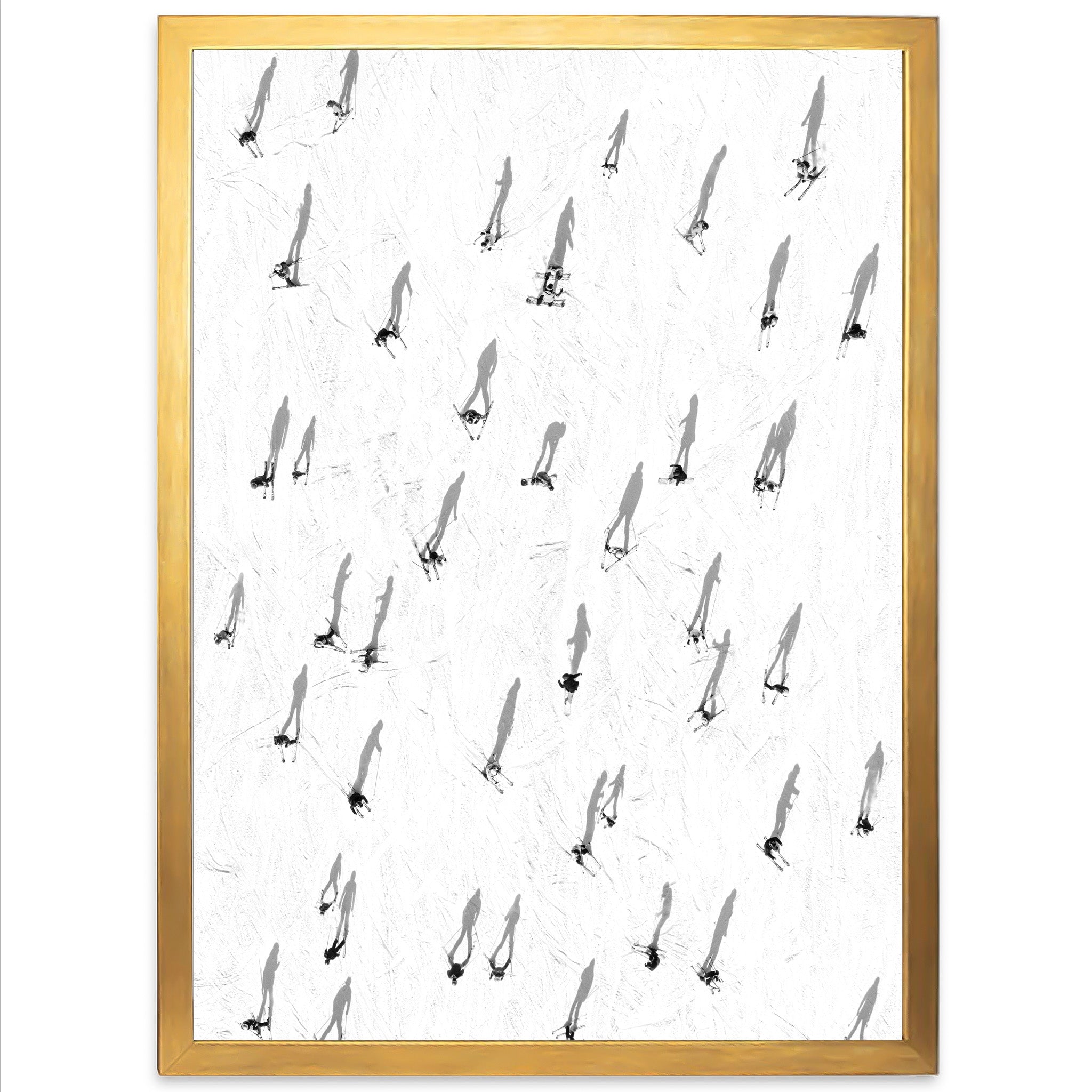 Ski People II - Shutter and Frame
