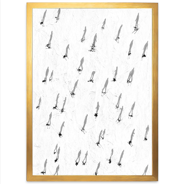 Ski People II - Shutter and Frame
