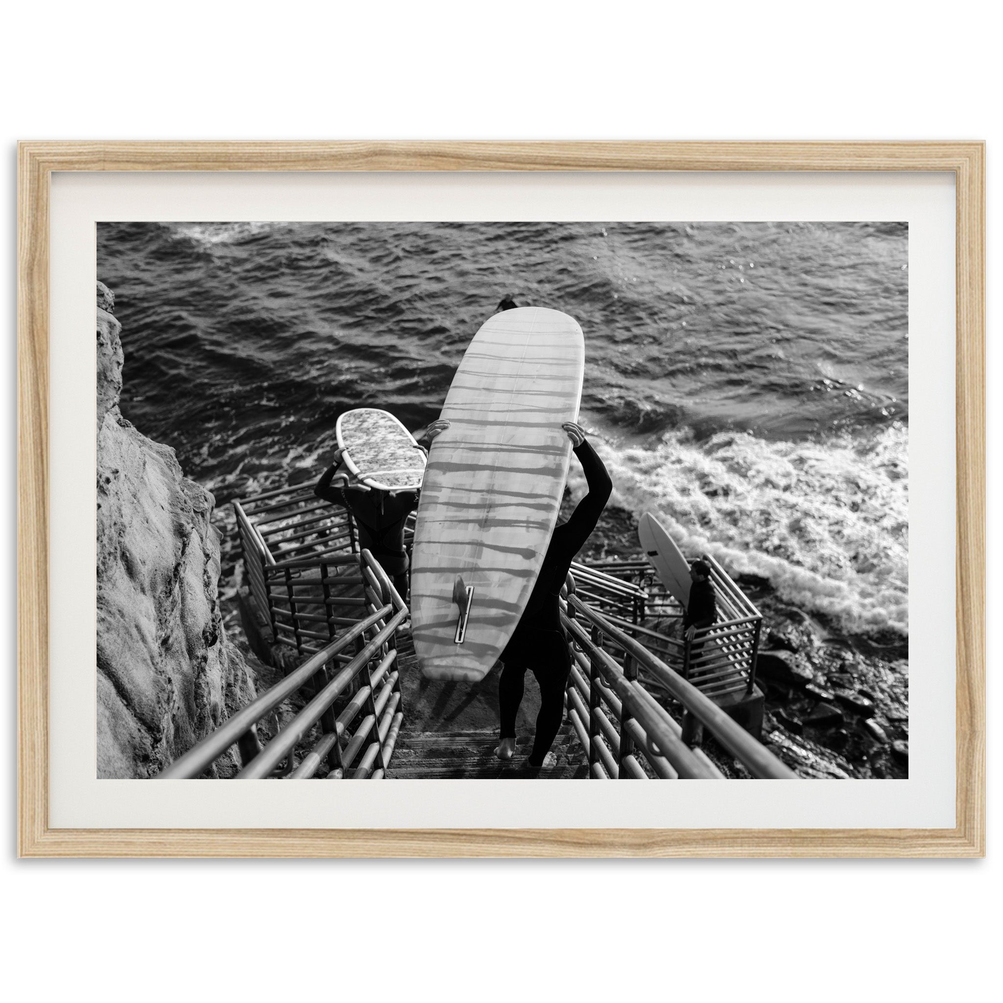 Steps to the Sea II - Shutter and Frame