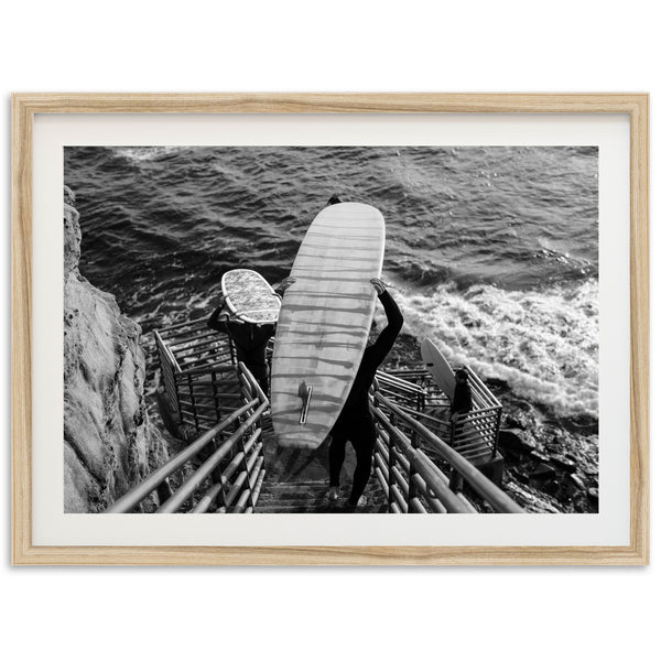 Steps to the Sea II - Shutter and Frame
