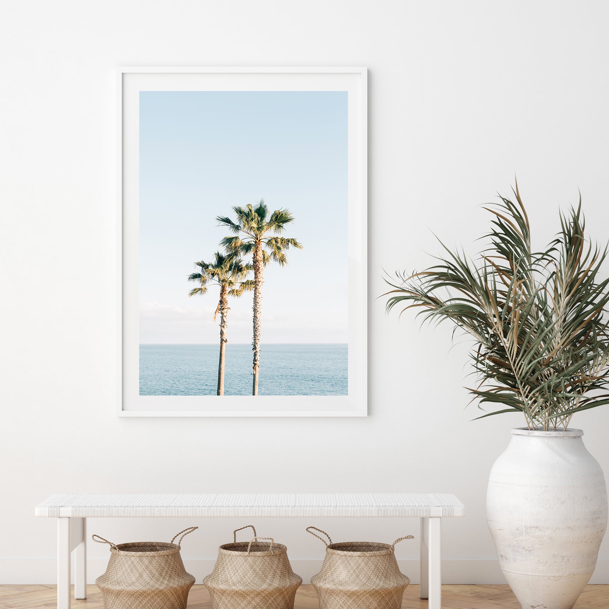 Ocean Palms - Shutter and Frame