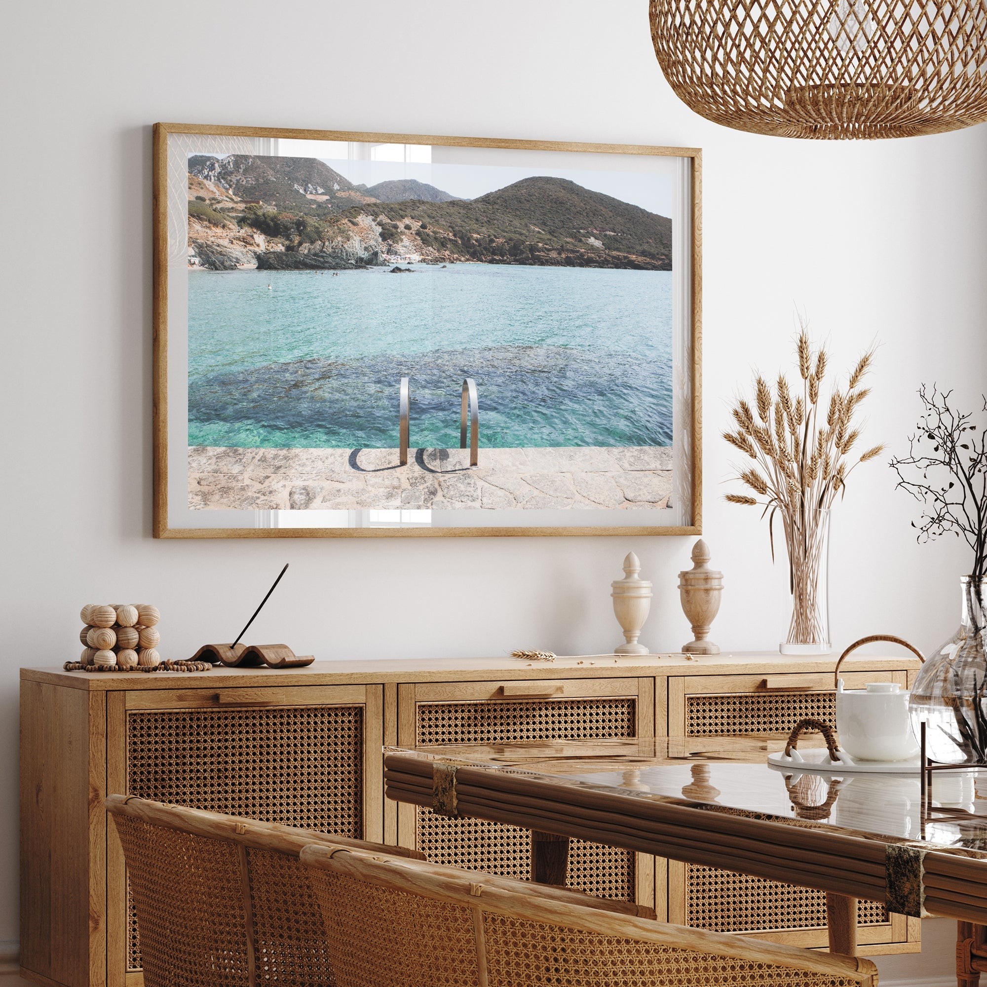 Mediterranean Waters - Shutter and Frame