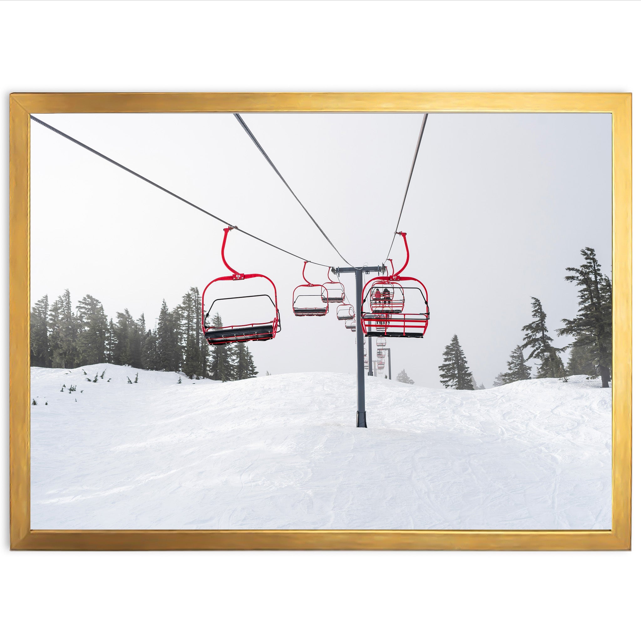 Ski Lift #69 - Shutter and Frame