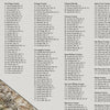 Surf Map of California - Shutter and Frame