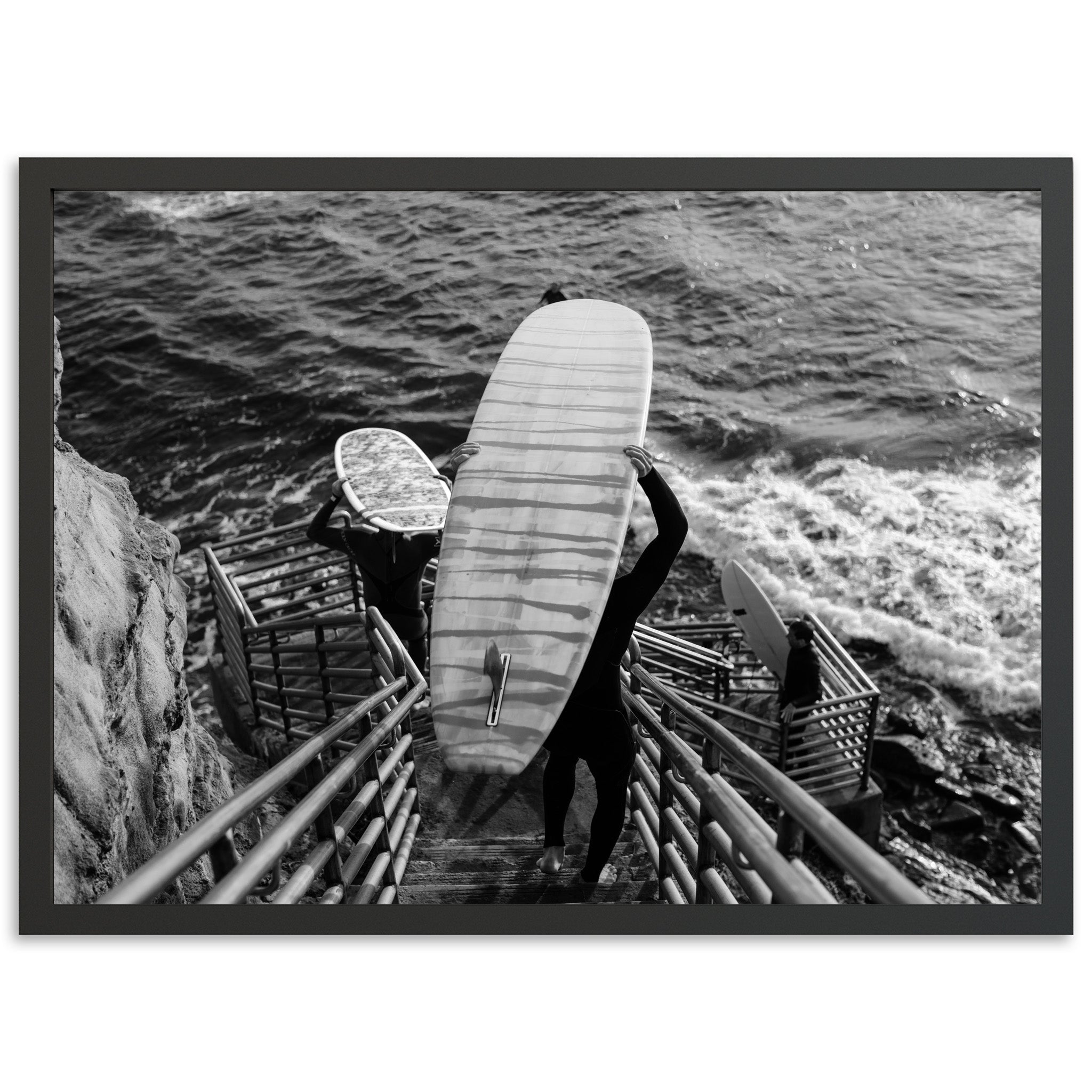 Steps to the Sea II - Shutter and Frame