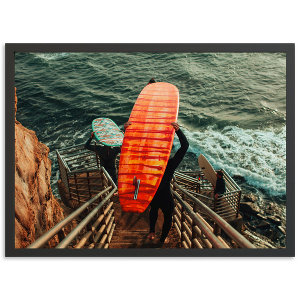 Steps to the Sea - Shutter and Frame