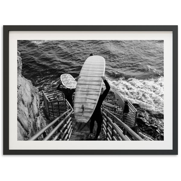 Steps to the Sea II - Shutter and Frame