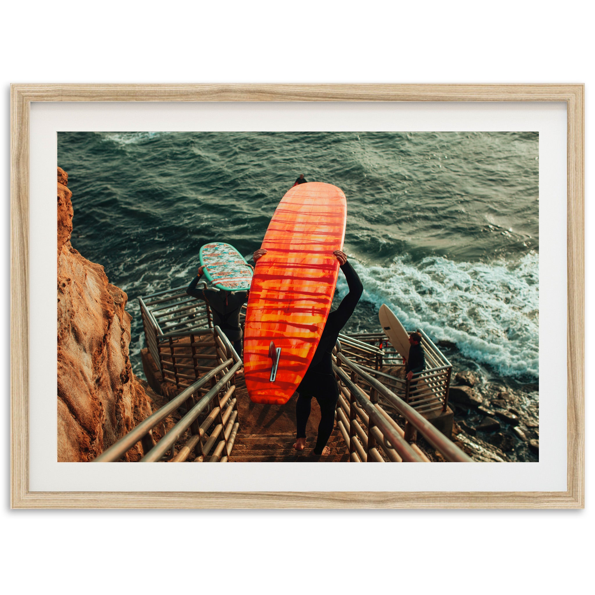Steps to the Sea - Shutter and Frame