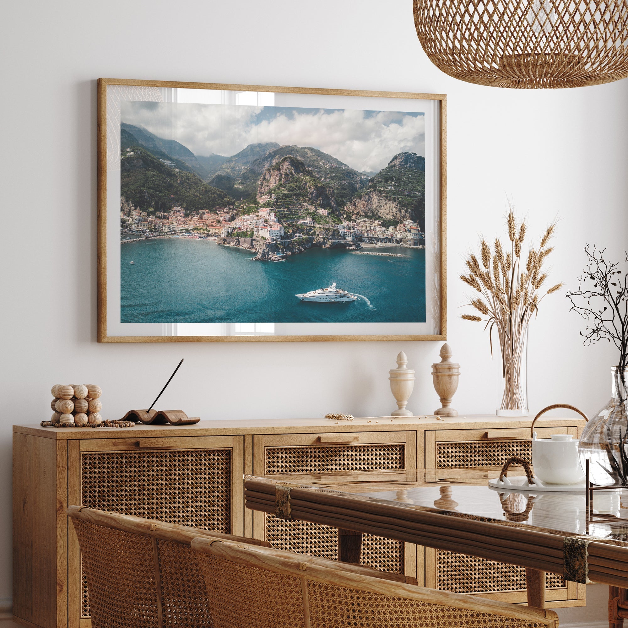 Positano - Shutter and Frame