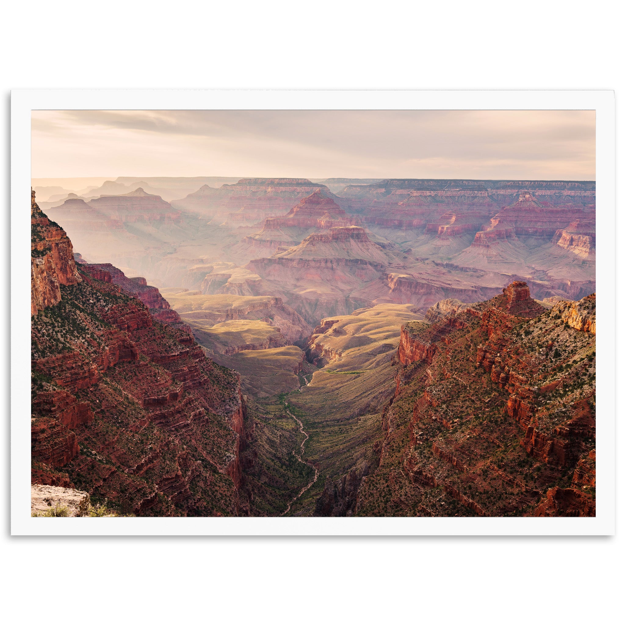 a view of the grand canyon from the rim of a cliff