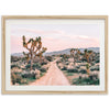 a picture of a dirt road in the desert