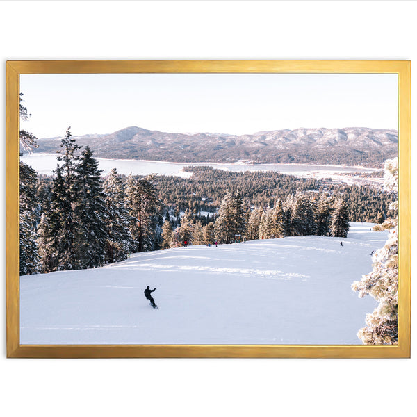 a picture of a person skiing down a hill