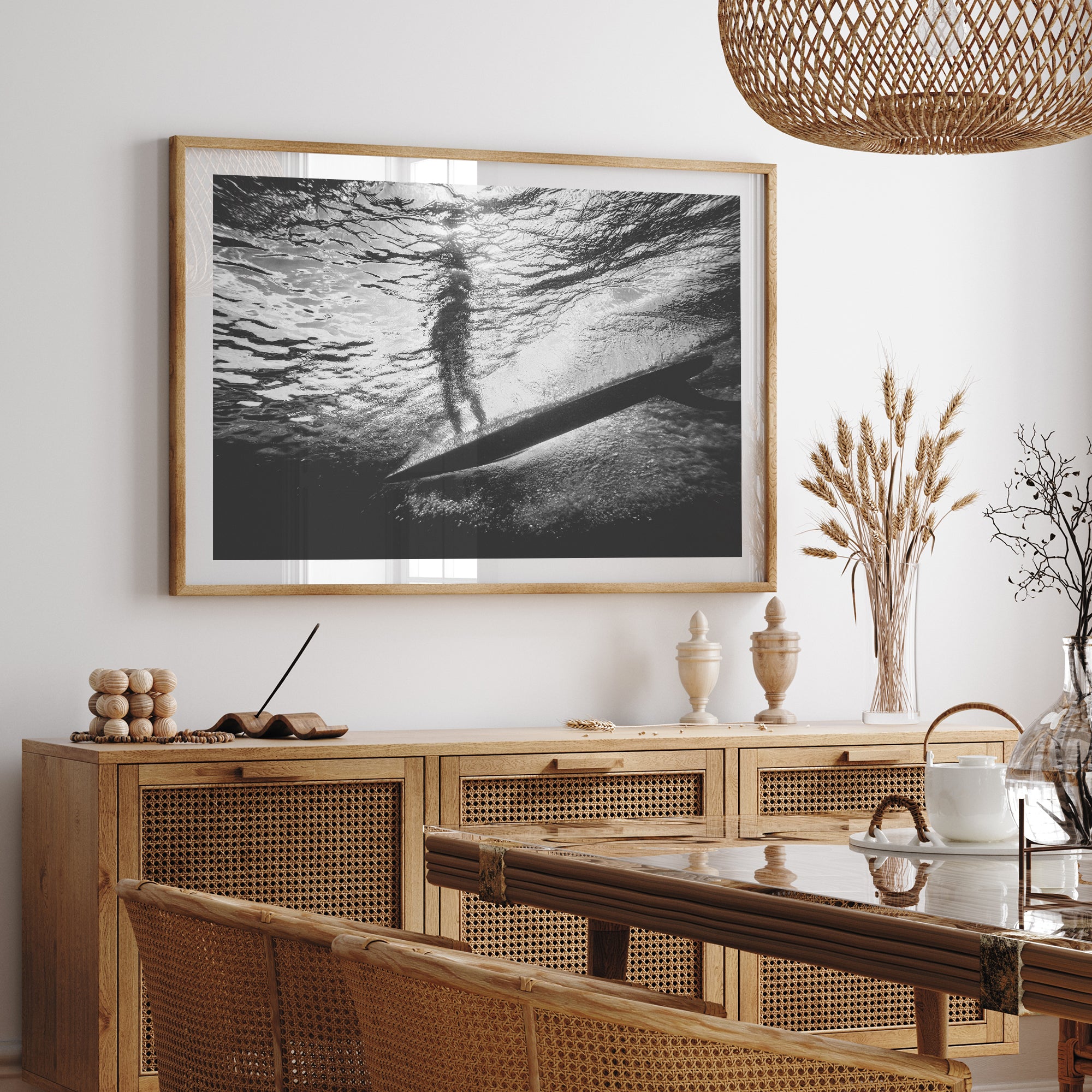 a picture of a person on a surfboard in the water