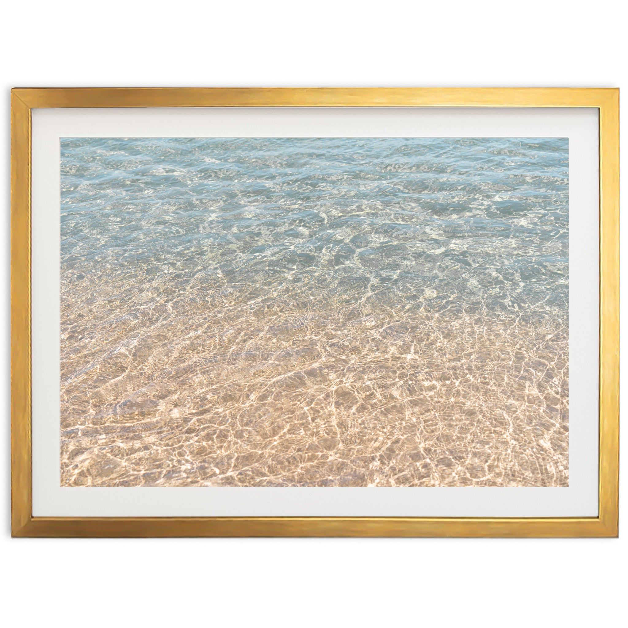 a picture of a beach with water and sand