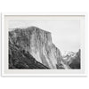 a black and white photo of a mountain