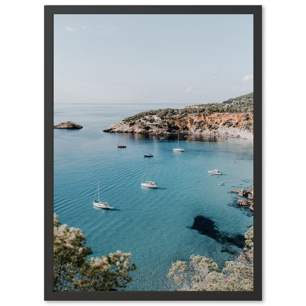 a picture of a body of water with boats in it