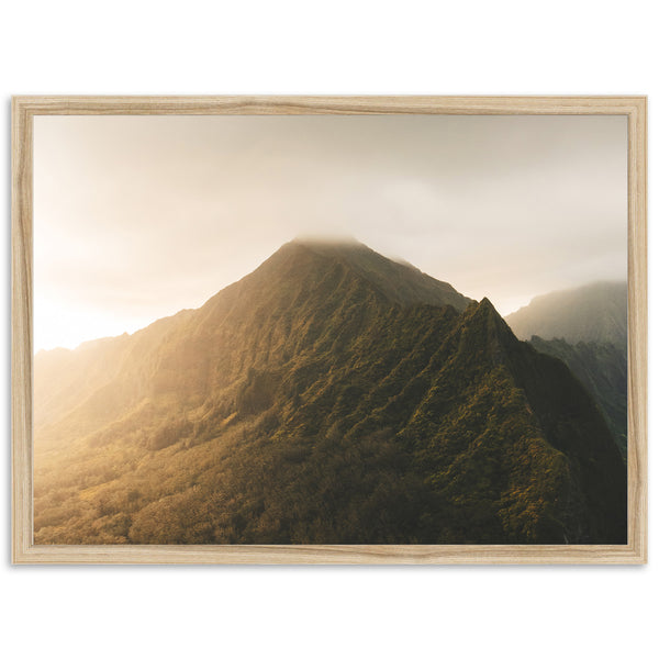 a picture of a mountain with a sky background