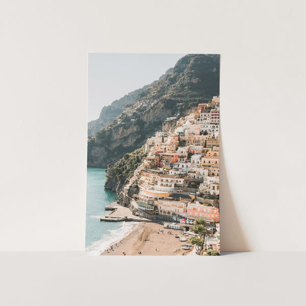 a picture of a beach with houses on it