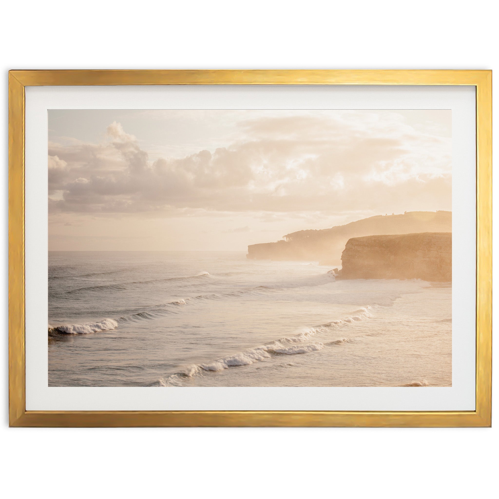 a picture of a beach with waves coming in