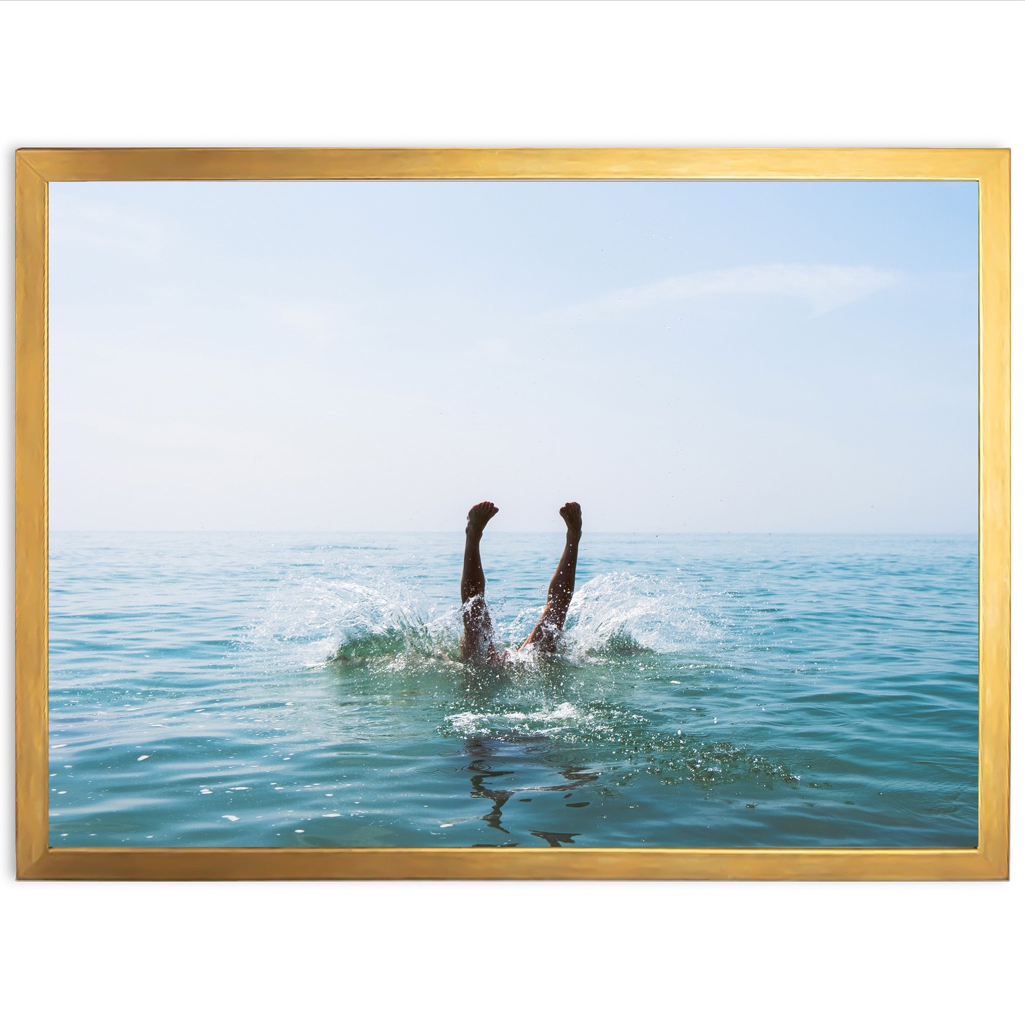 a picture of a person swimming in the ocean