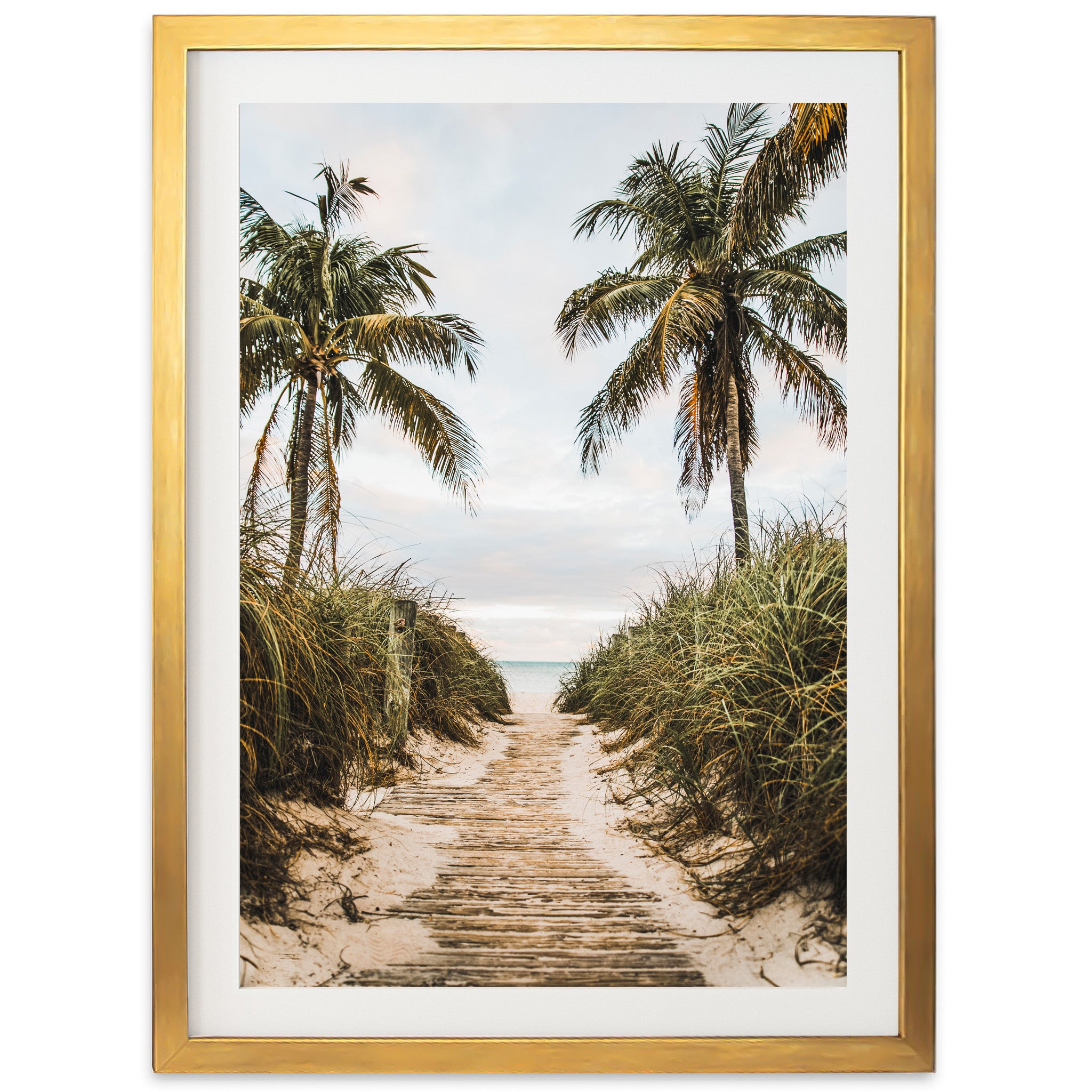 a picture of a path leading to the beach