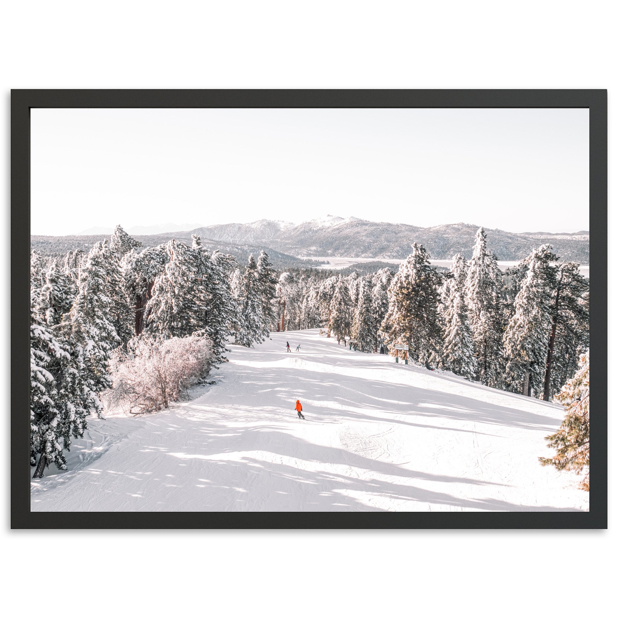 a picture of a person skiing down a hill