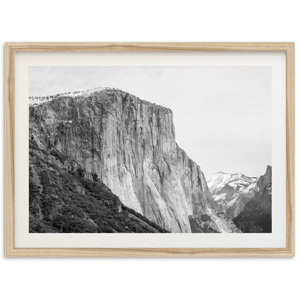 a black and white photo of a mountain