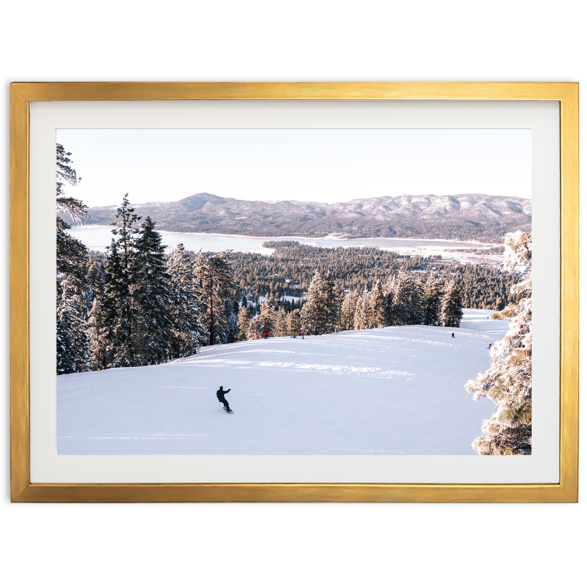 a picture of a person skiing down a hill