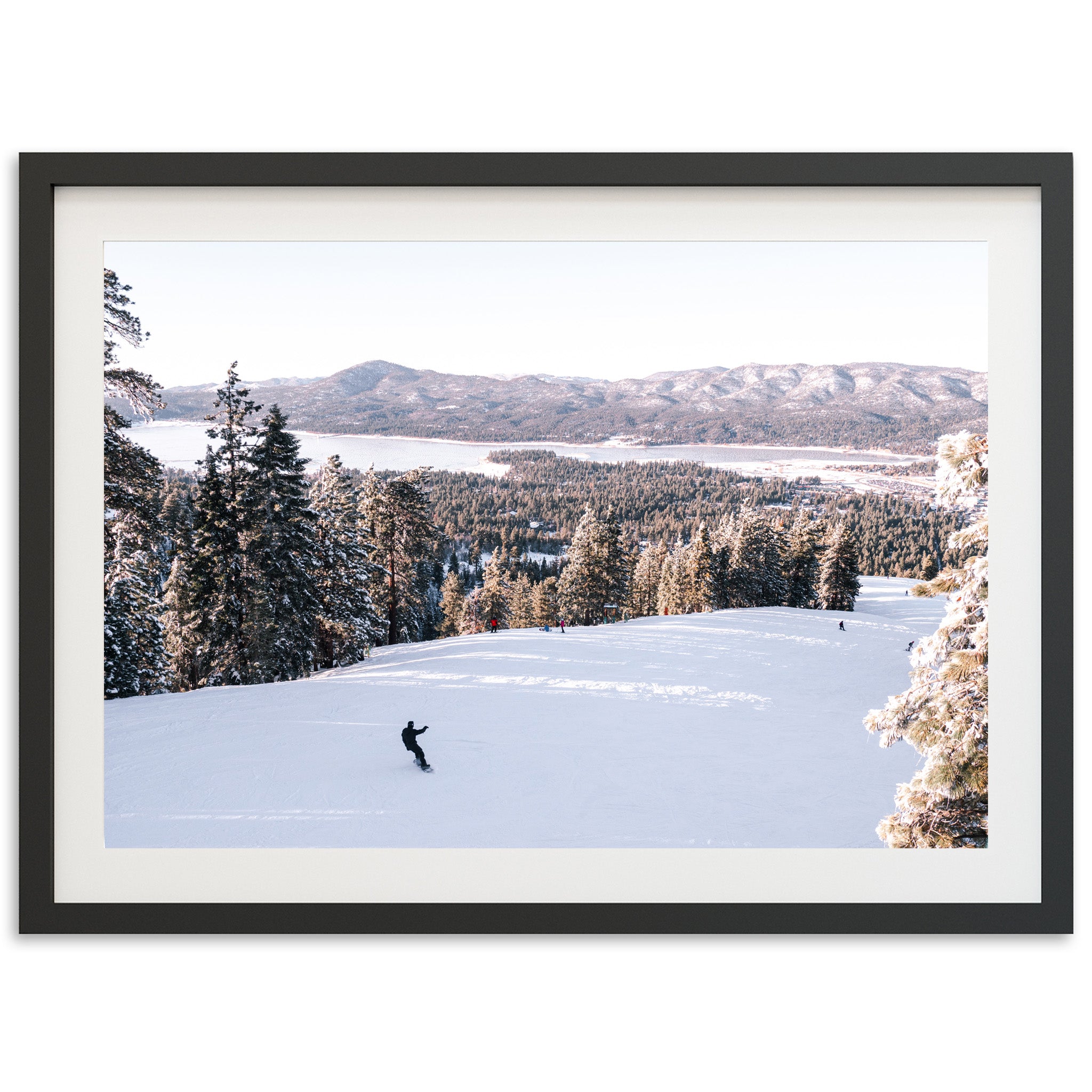 a picture of a person skiing down a hill