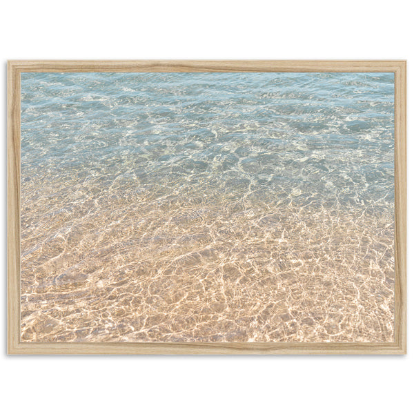 a picture of a beach with water and sand