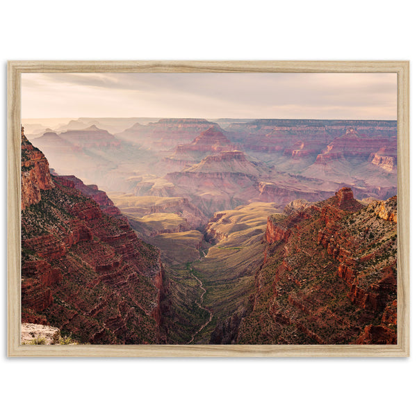 a view of the grand canyon from the rim of a cliff