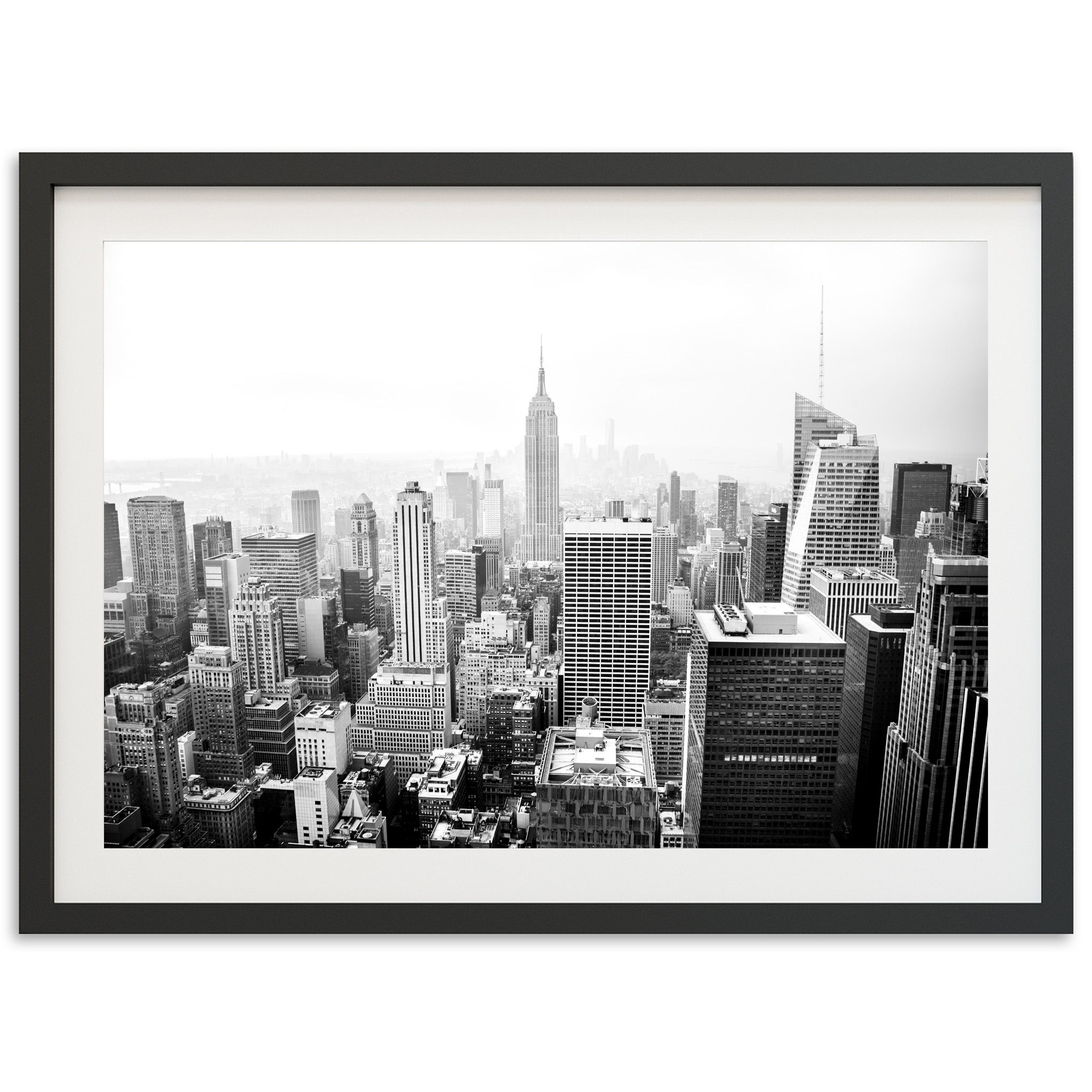 a black and white photo of a cityscape